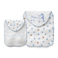 雙面純棉紗隔汗巾(Penguin) C